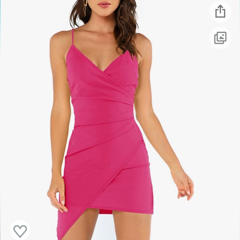 Verdusa Pink Cocktail Dress